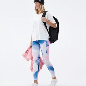 DOPE Lofty Athletic Snow Leggings Mujer Cloud Blue Pink